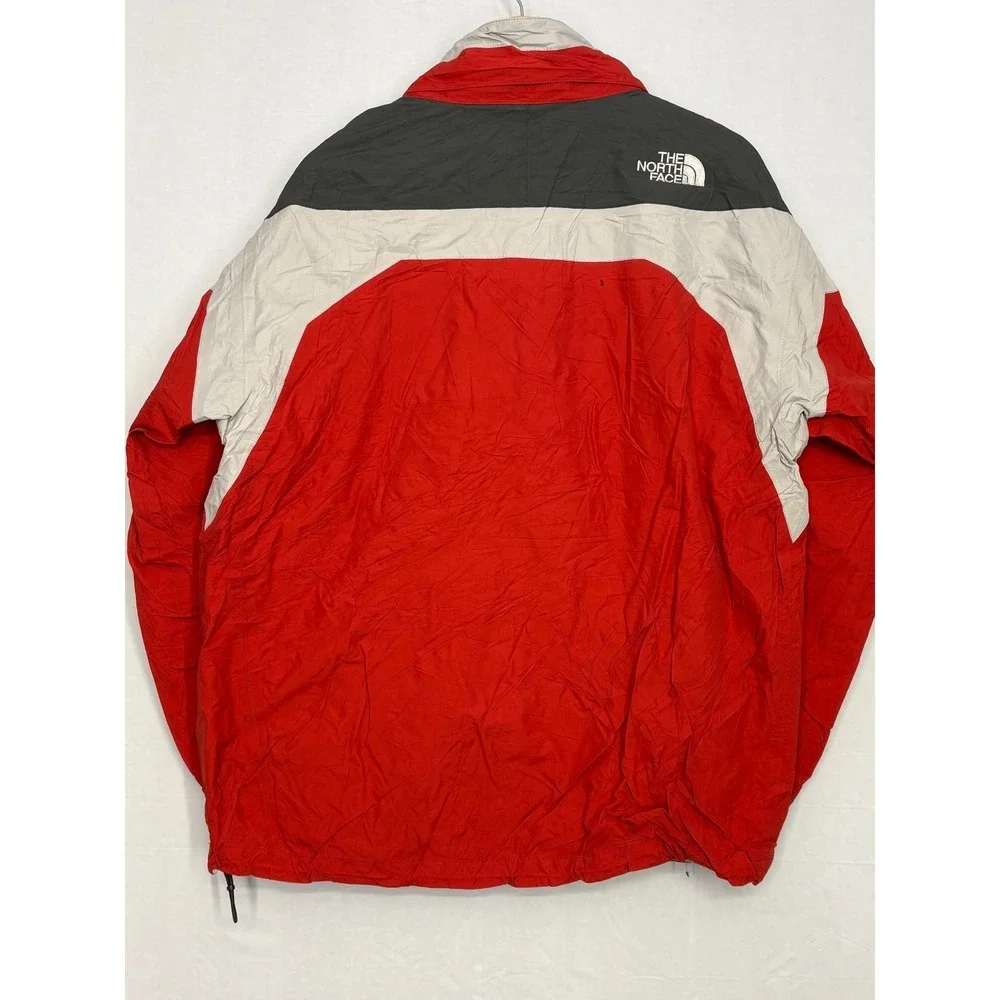 The North Face‎ Hyvent Parka Jacket Mens Red Black Full Zip Waterproof Outdoor L